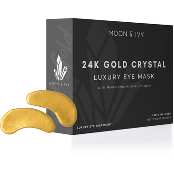 24K Gold Crystal Luxury Eye Mask