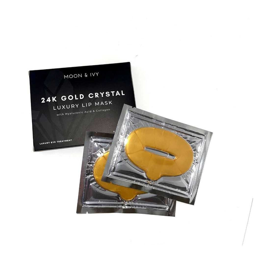 24k Gold Crystal Infused Lip Masks