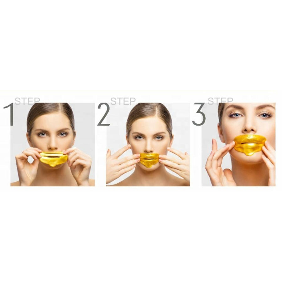 24k Gold Crystal Infused Lip Masks